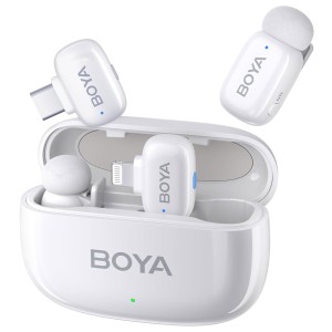 میکروفون یقه ای بی سیم بویا مدل Boya MINI COMBO رابط Lightning و Type C